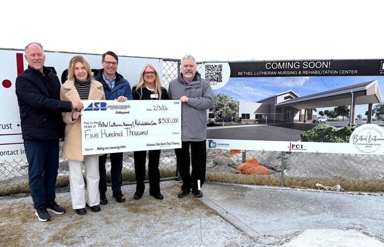 Bank pledges to support senior care facility